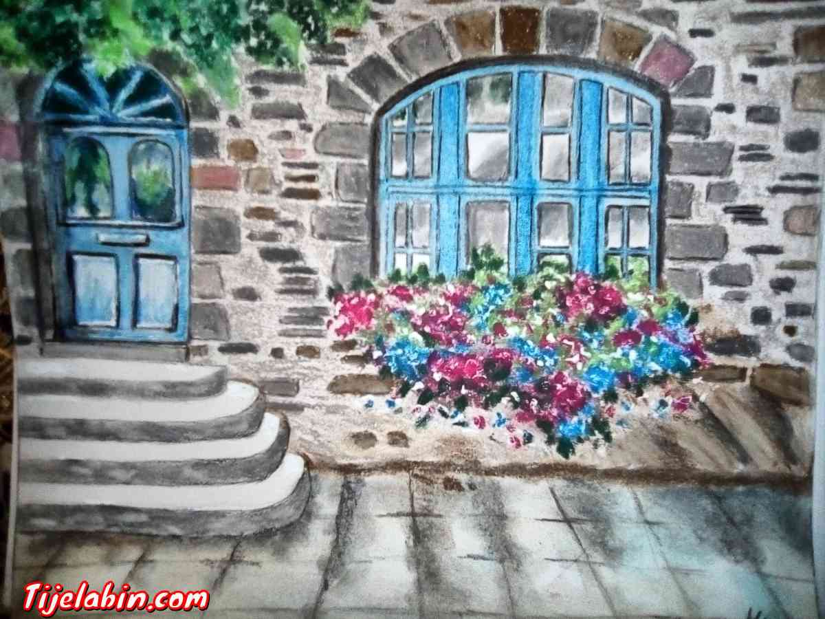 dessin au pastel sec