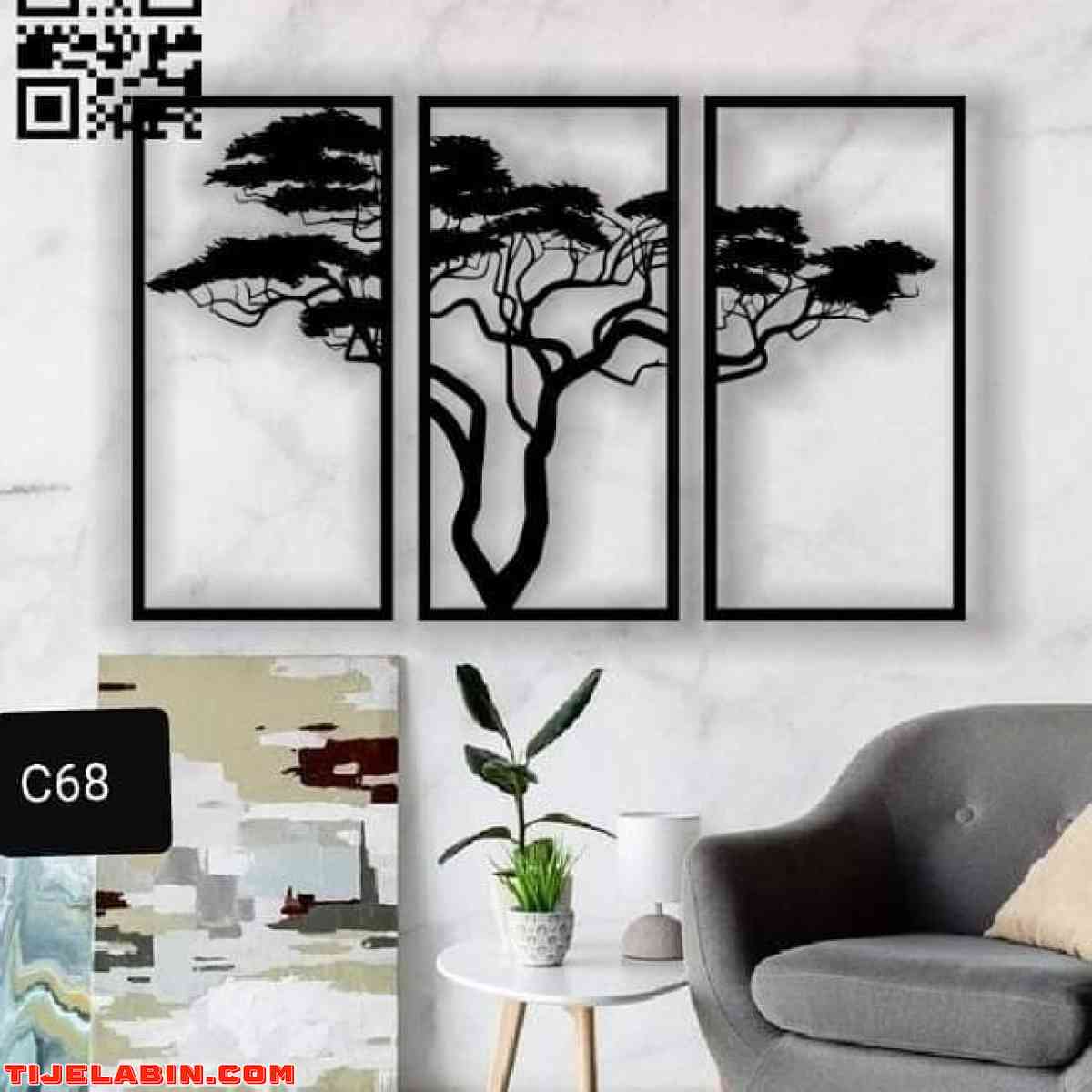 cadre décoratif 3D moderne