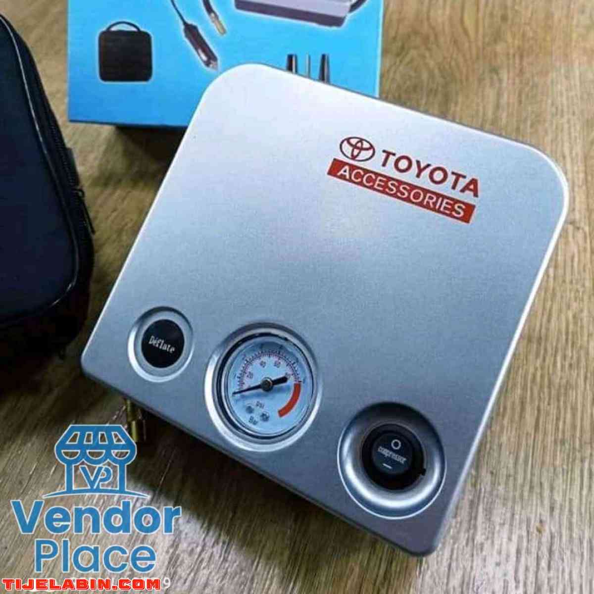 ????منفاخ هوئي لعجلات السيارة محمول
 - Cmpresseur 12v Toyota