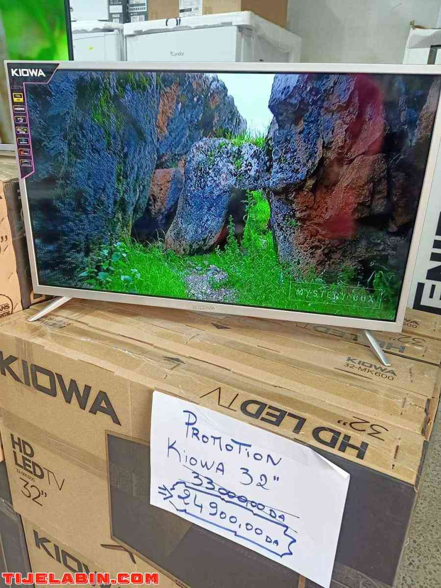 أبعاد الشاشة: 32 بوصة.
تلفاز بشاشة مسطحة.
دقة عالية FULL HD.