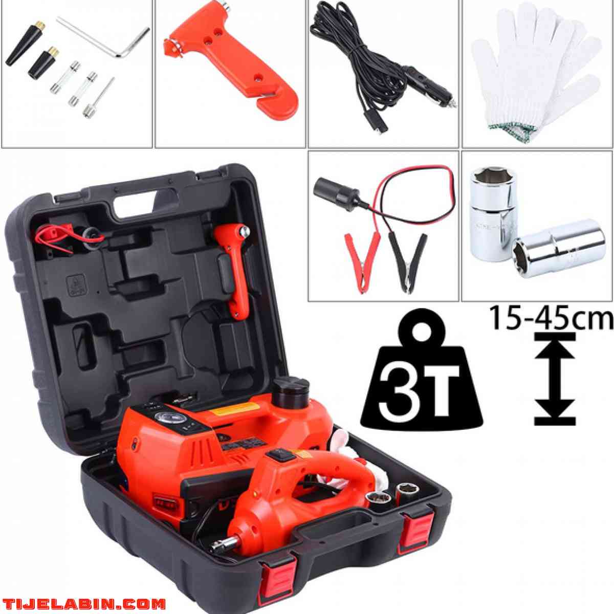 حقيبة التصليح السريع للسيارة 4 في 1 مناسبة لحالة الطوارئ و ا