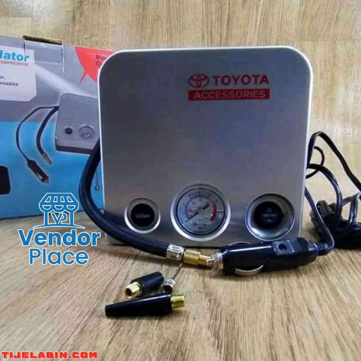 ????منفاخ هوئي لعجلات السيارة محمول
 - Cmpresseur 12v Toyota