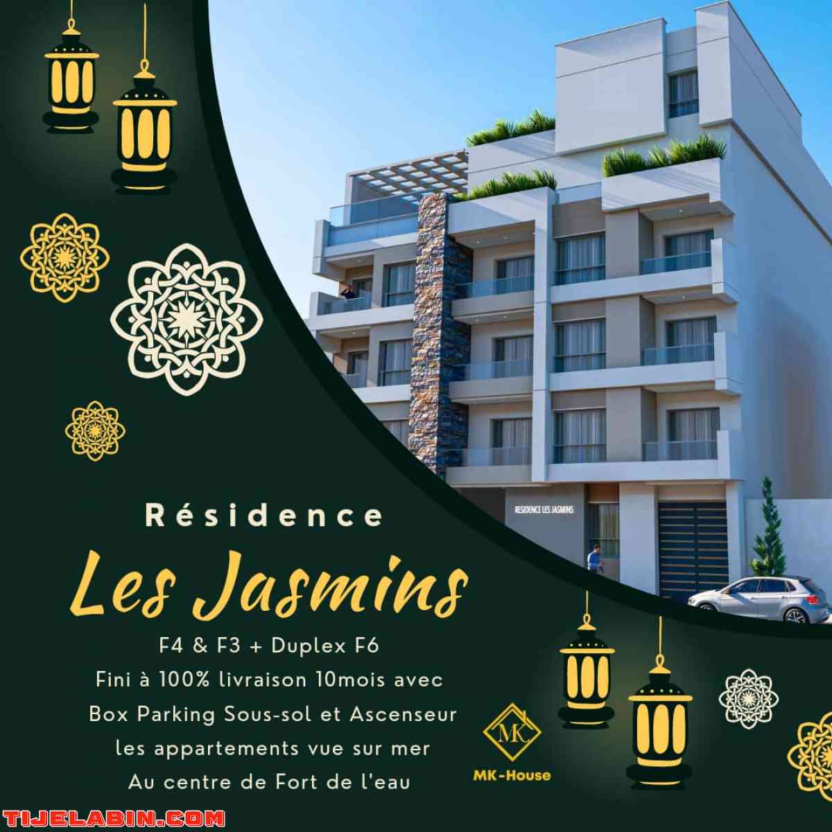 résidence jasmin  à ford l'eau centre