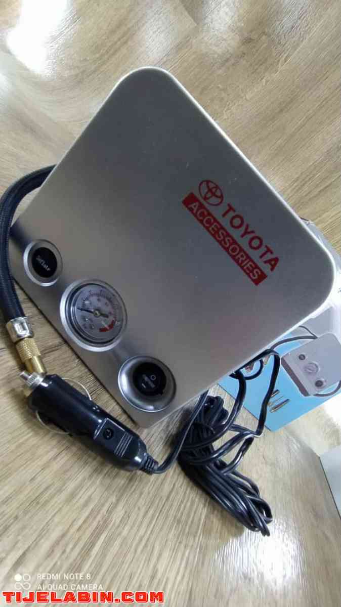 Compresseur TOYOTA 12Vمنفاخ هوئي لعجلات السيارة محمول -  ✅نو