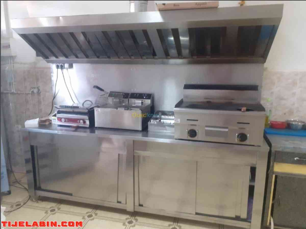 table snack 2.5 metre et plack choufant et frituse 2×8