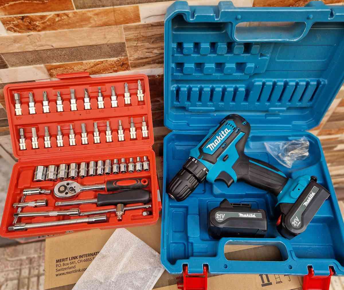 pack visseuse makita 21v plus caise 46pcs