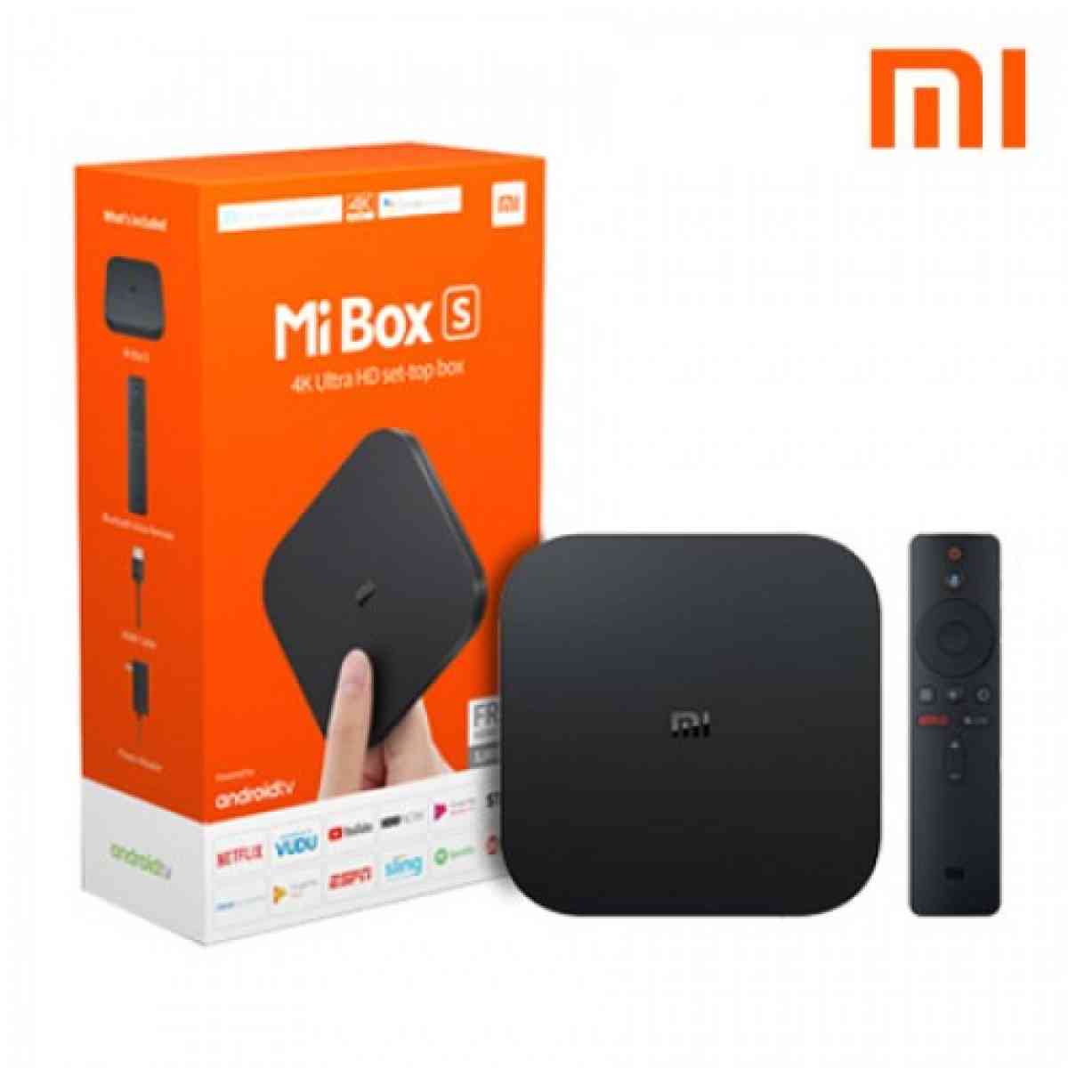Mi Box s4k Ultra HdAndroid TvNoir