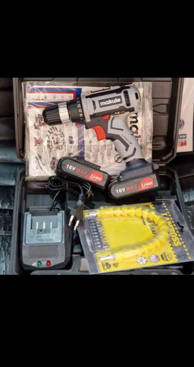 Visseuse makute 16v Double batterie lithium Flexible 11pcs