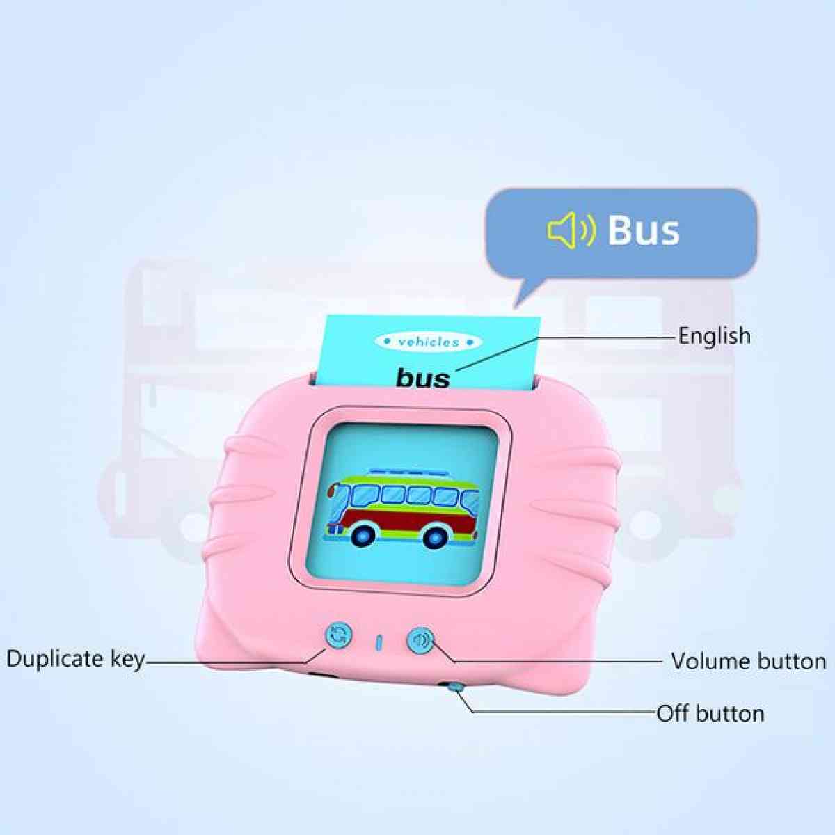 لعبة تعليمية عبارة عن جهاز صوتي ناطق باللغة العربية و الإنجل