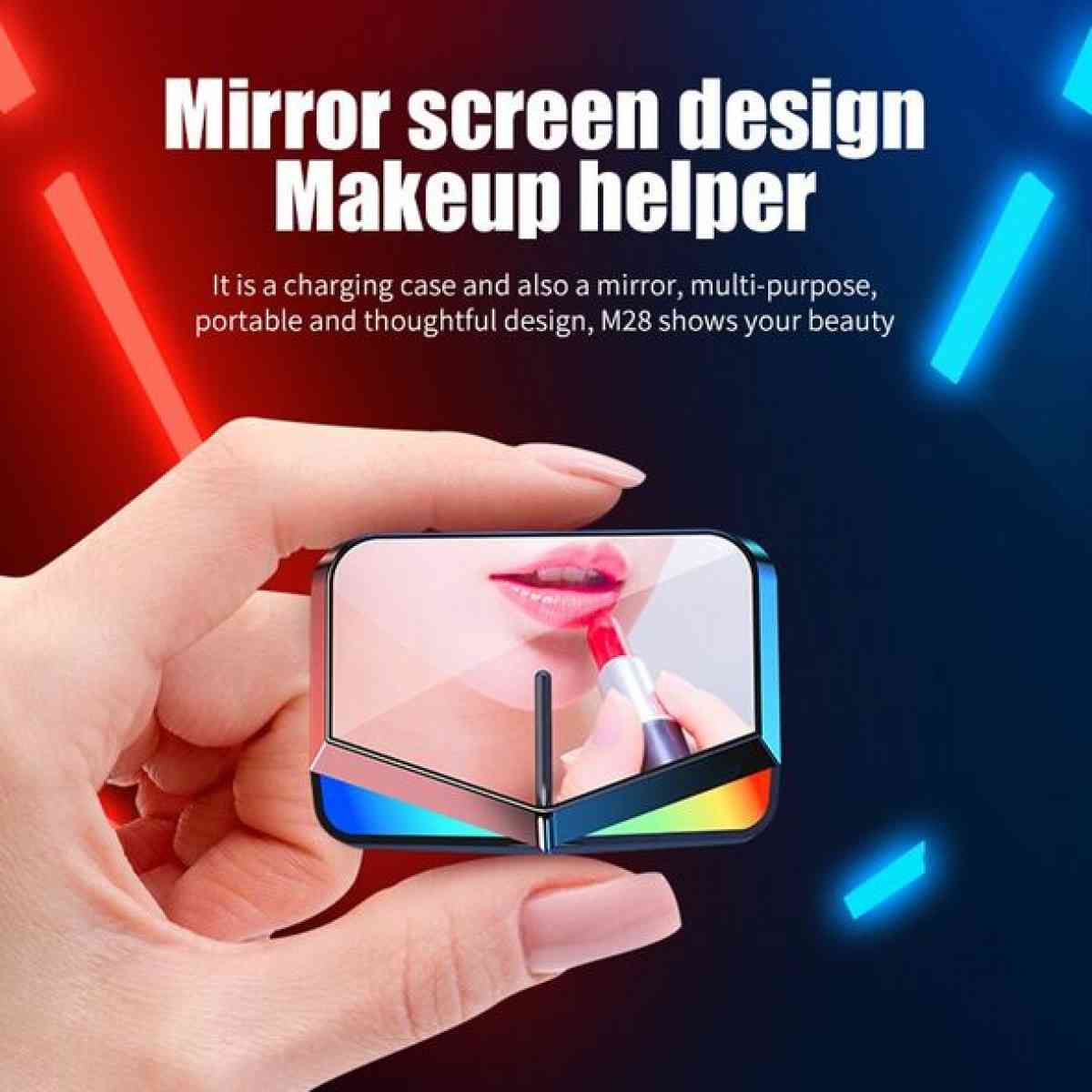 سماعة بلوتوث عالية الجودة ECOUTEURS M28 SANS FIL AVEC ECRAN