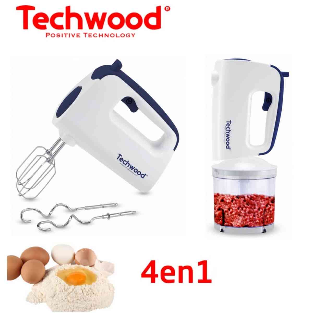 خلاط يدوي كهربائي متعدد الوظائف 4في1 مع مفرمة 300واط Te