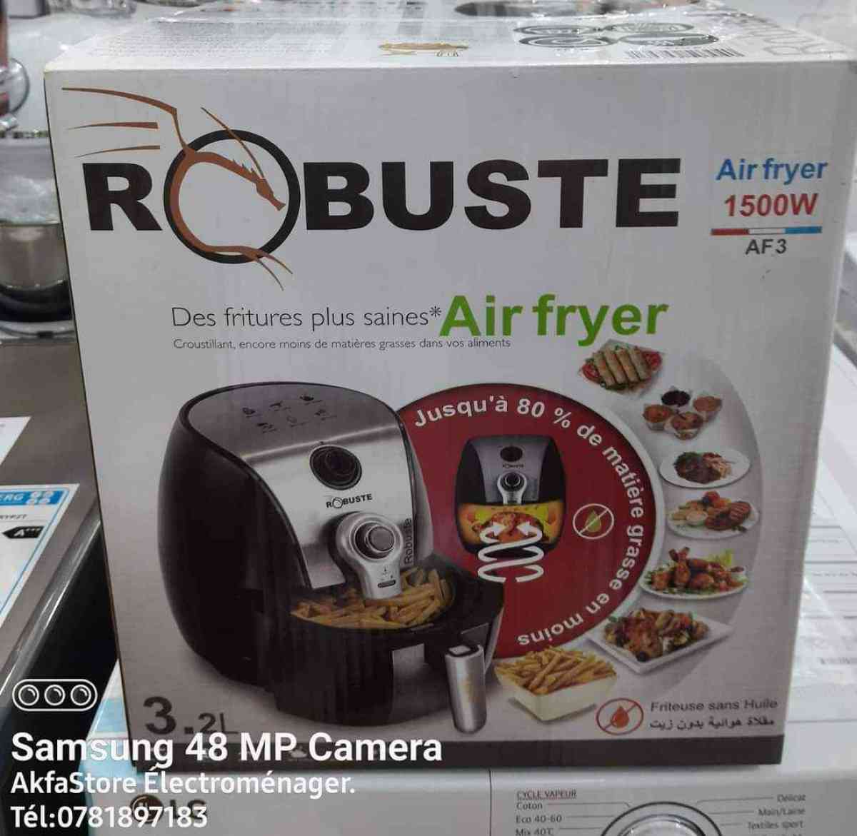 المقلاة الهوائية Robute لأكل صحي بدون زيت و بدون دهون