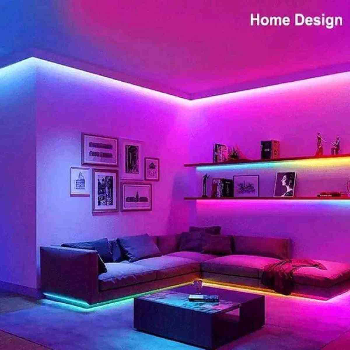 اضواء لاصقة بألون مختلفة لتزيين الغرف