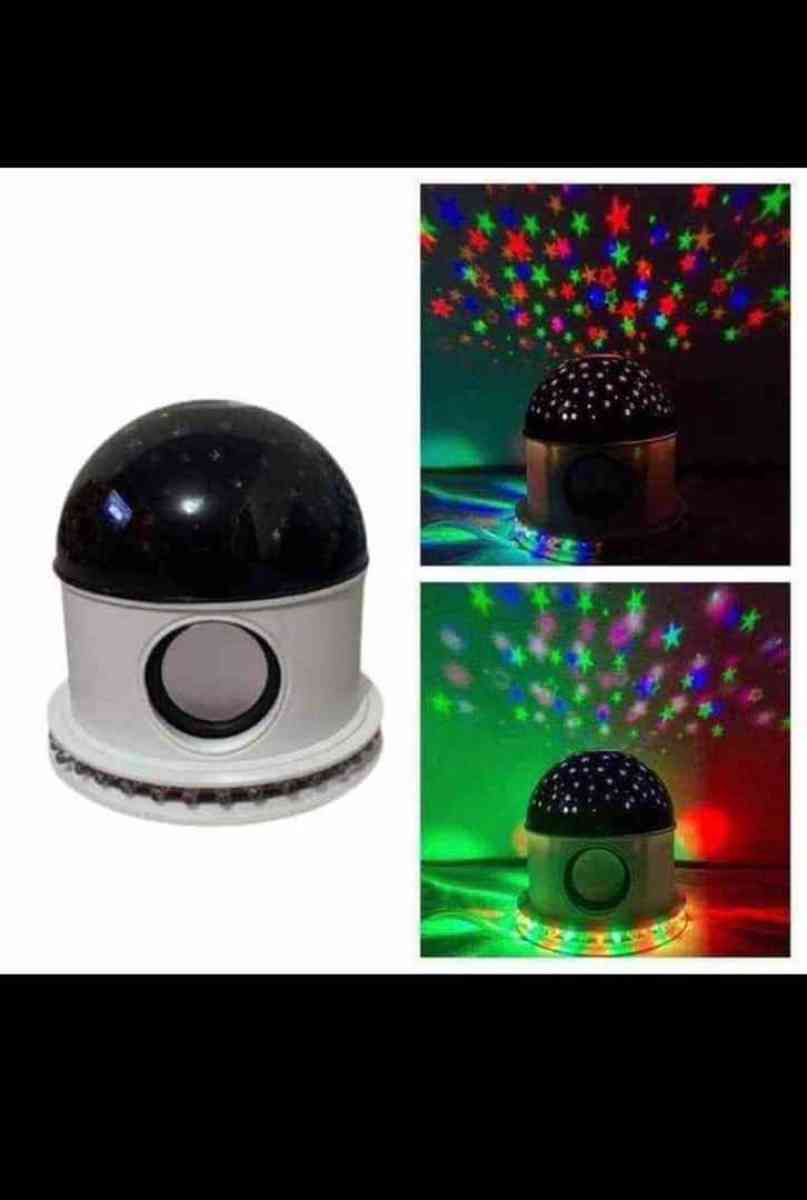 Crystal magic ball light مكبر صوت بلوتوث مدمج مع مصباح LED ب