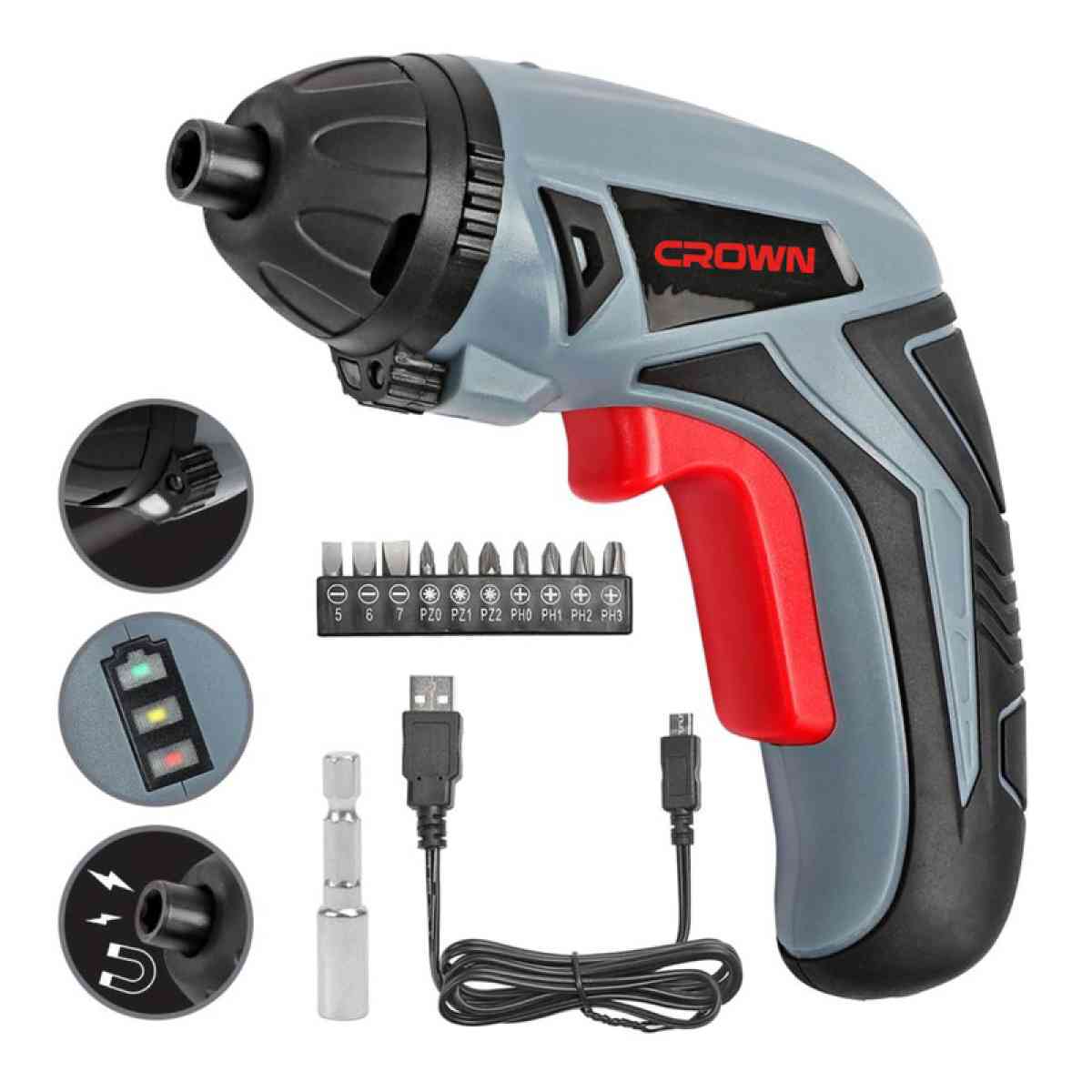 Tournevis nv crown CT22055 a Batterie 36v