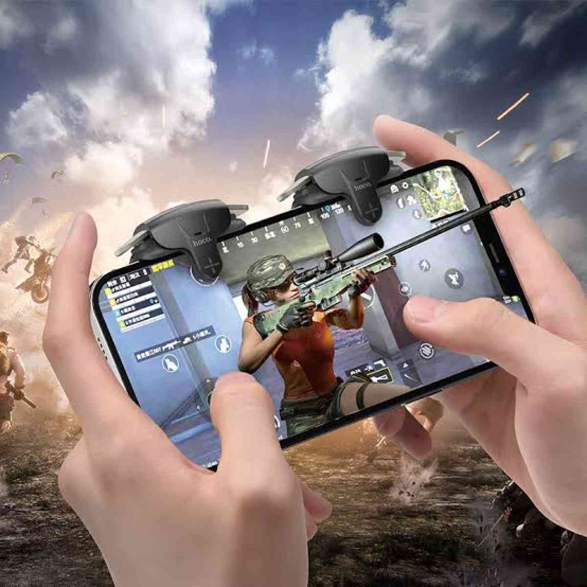 GM6 Wild wolf mobile game buttons 50mAh battery for 24 hours