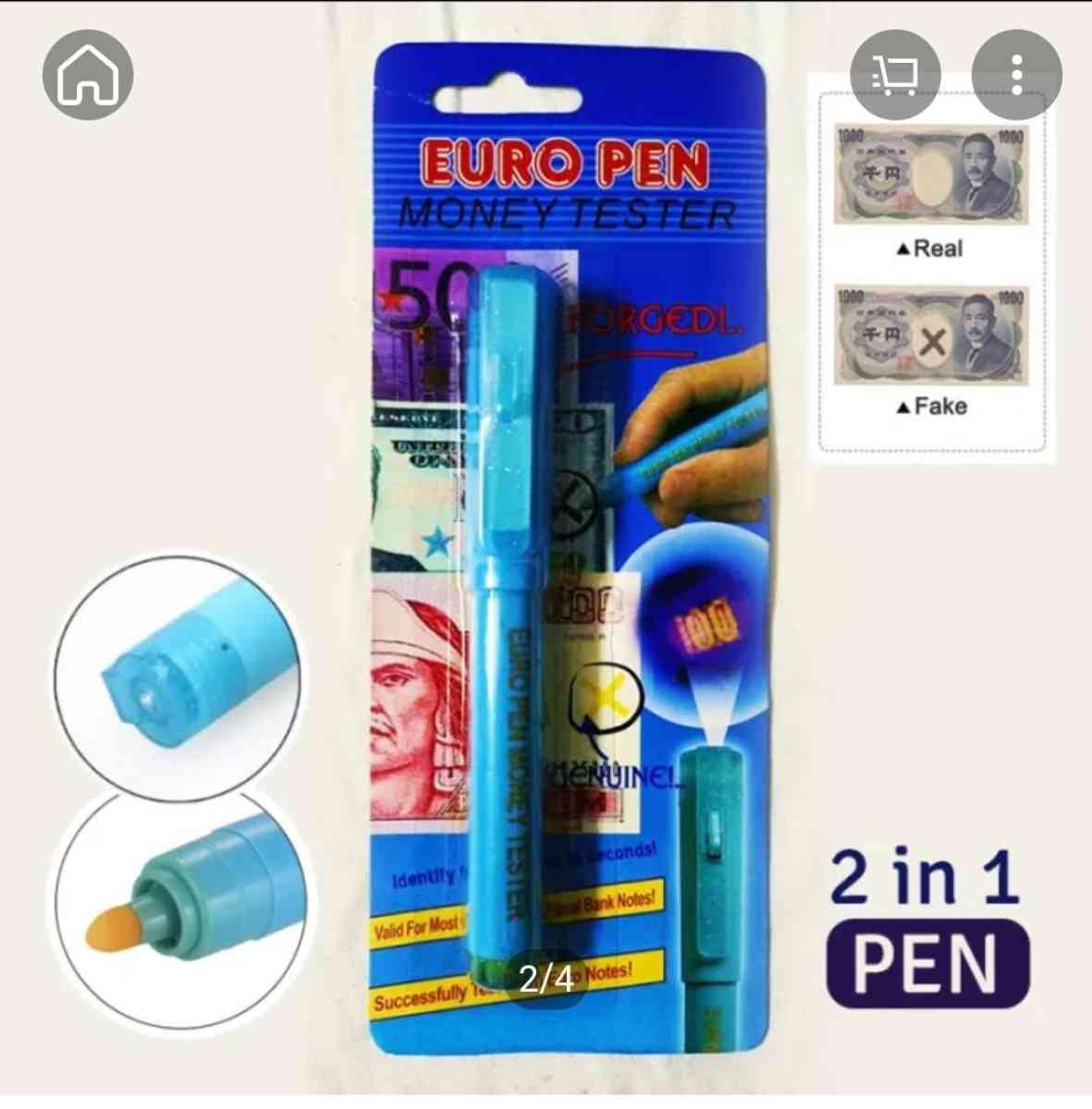 قلم كشف الأوراق المزورة