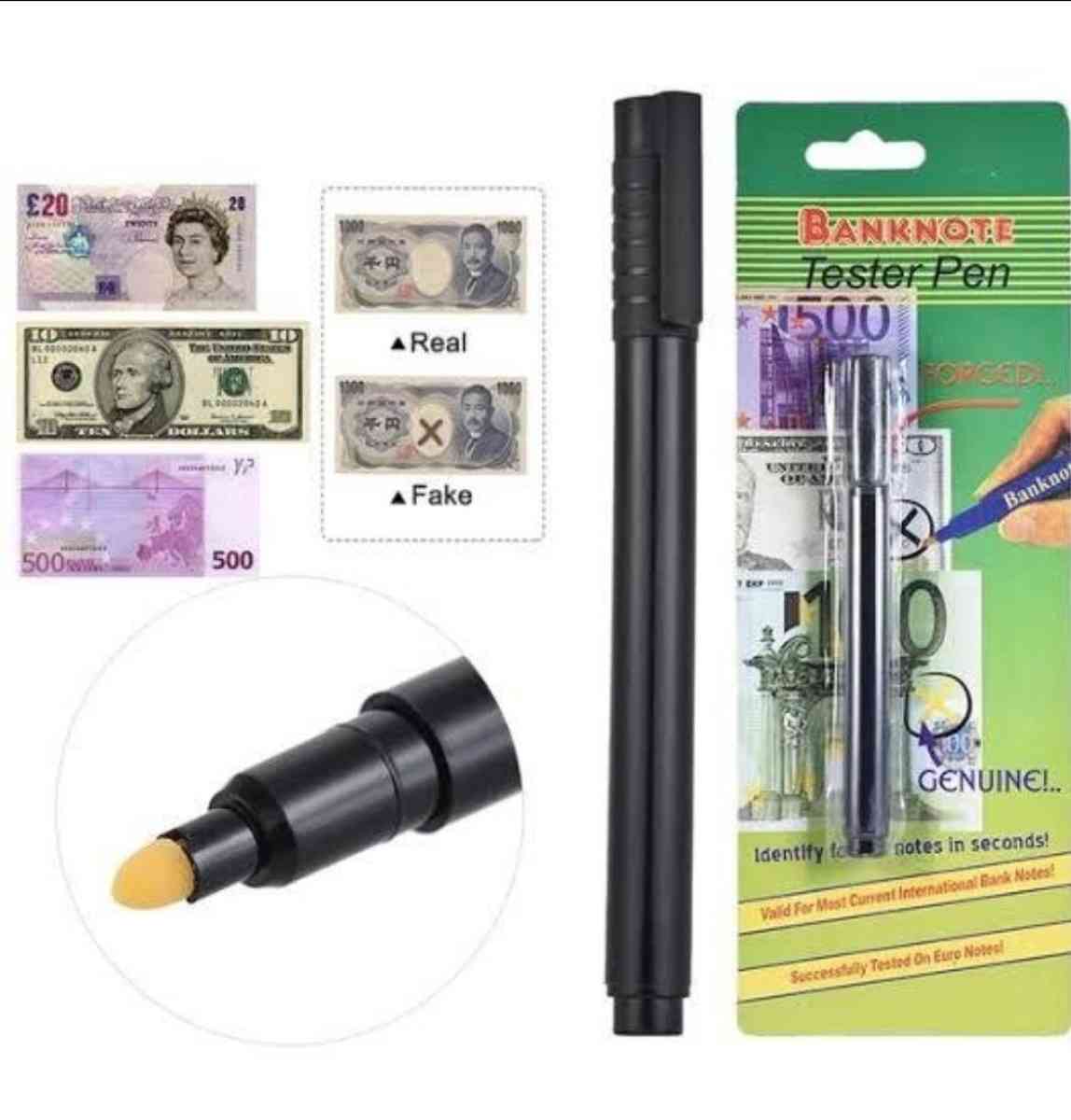 قلم كشف الأوراق المزورة