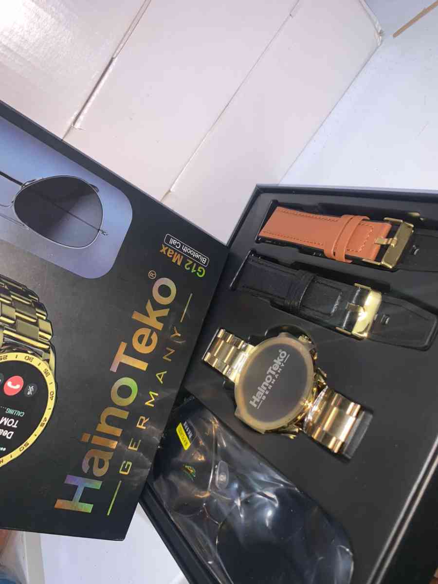 Haino Teko G12 Max Smartwatch avec 2 Bracelets et Lunettes