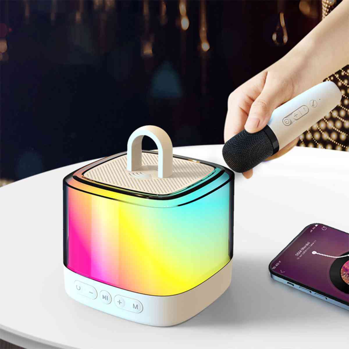 1 Material plastic  acrylic  microphone 2 35 hours long play