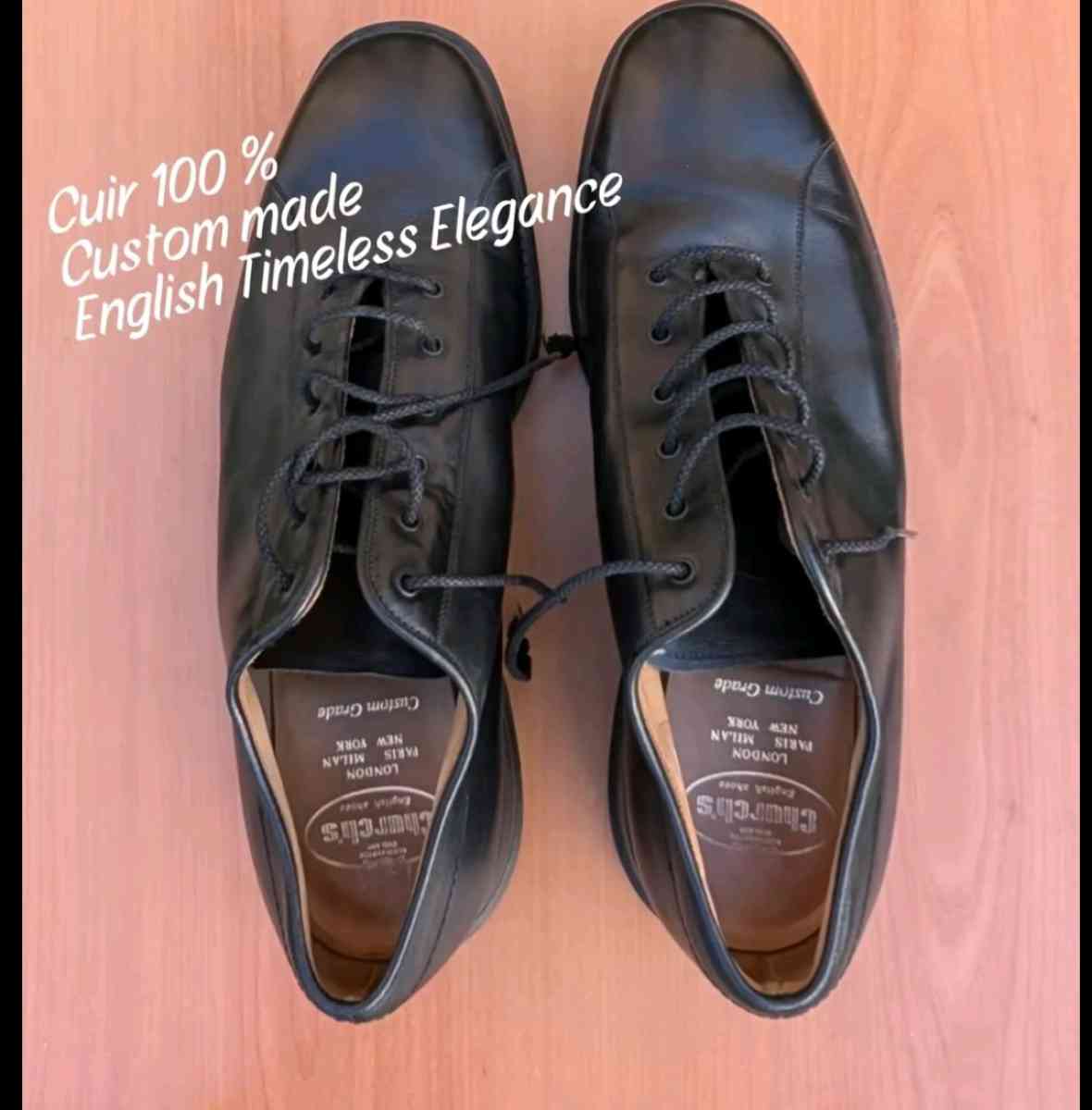 Pour vos occasions formelles Cuir authentique Classique