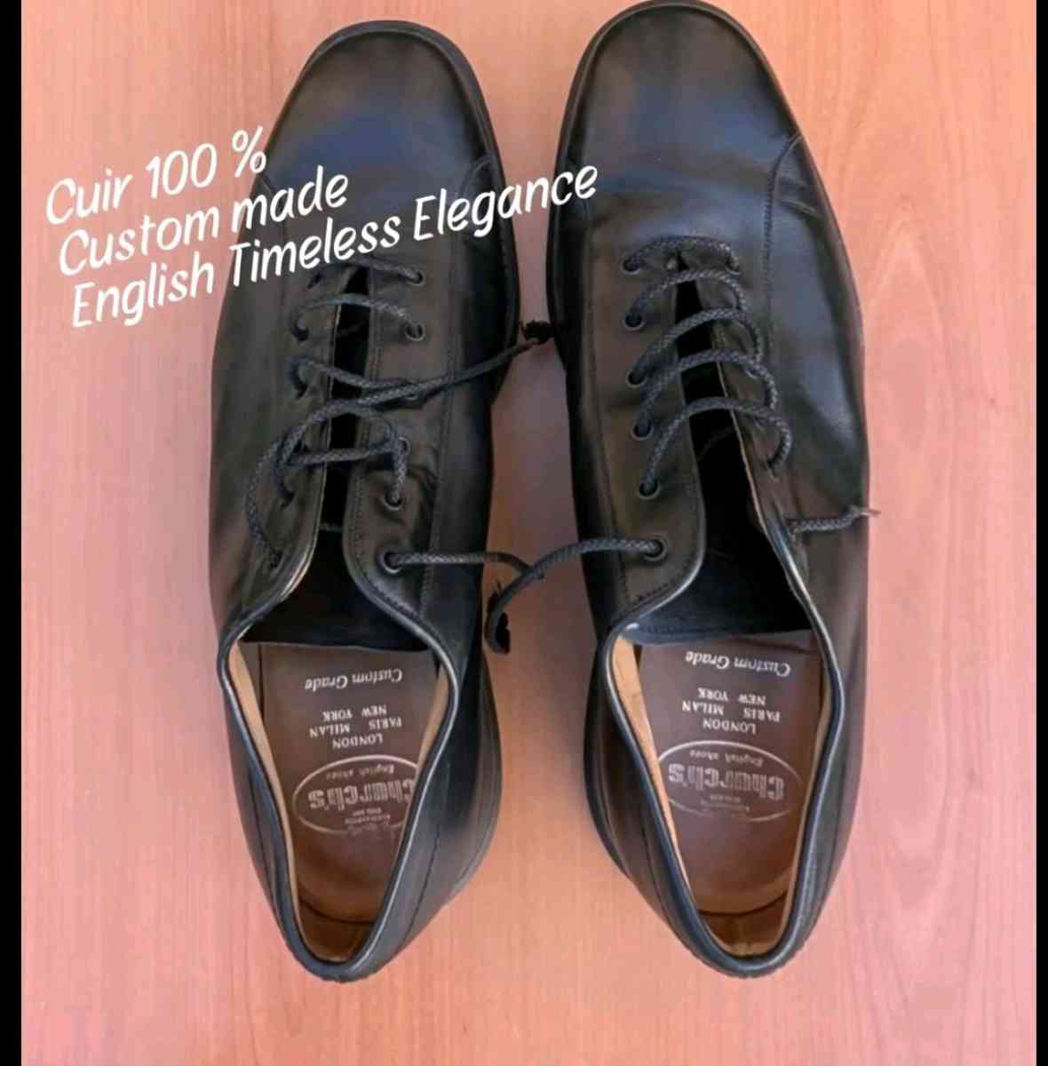 Cuir chaussures classiques