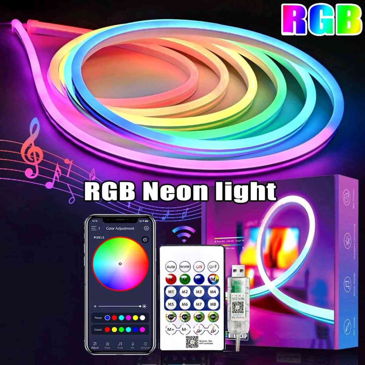 شريط إضاءة LEDذكي بلبلتوت