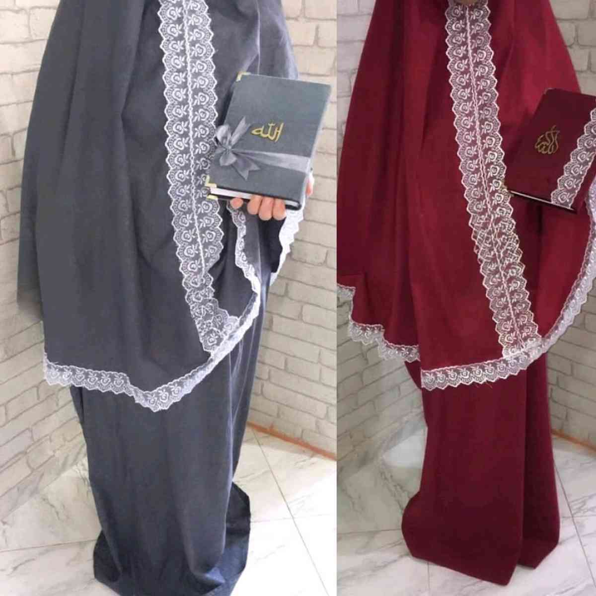 PACK طقم صلاة نسائي مع جهاز تسبيح طقم صلاة نسائي فاخر