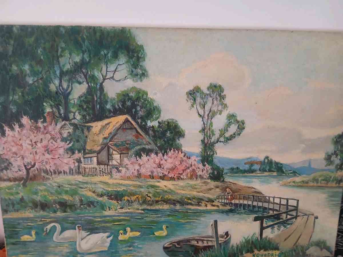 tableau avec vrai peinture de les bozar