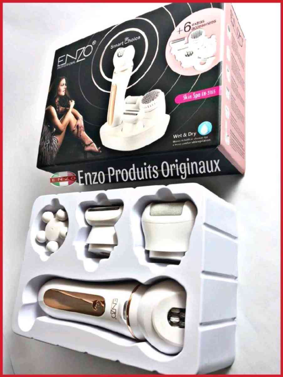 ماكينة إزالة الشعر إنزو بروفيشنال  6 إضافات ENZO PROFESSIONA