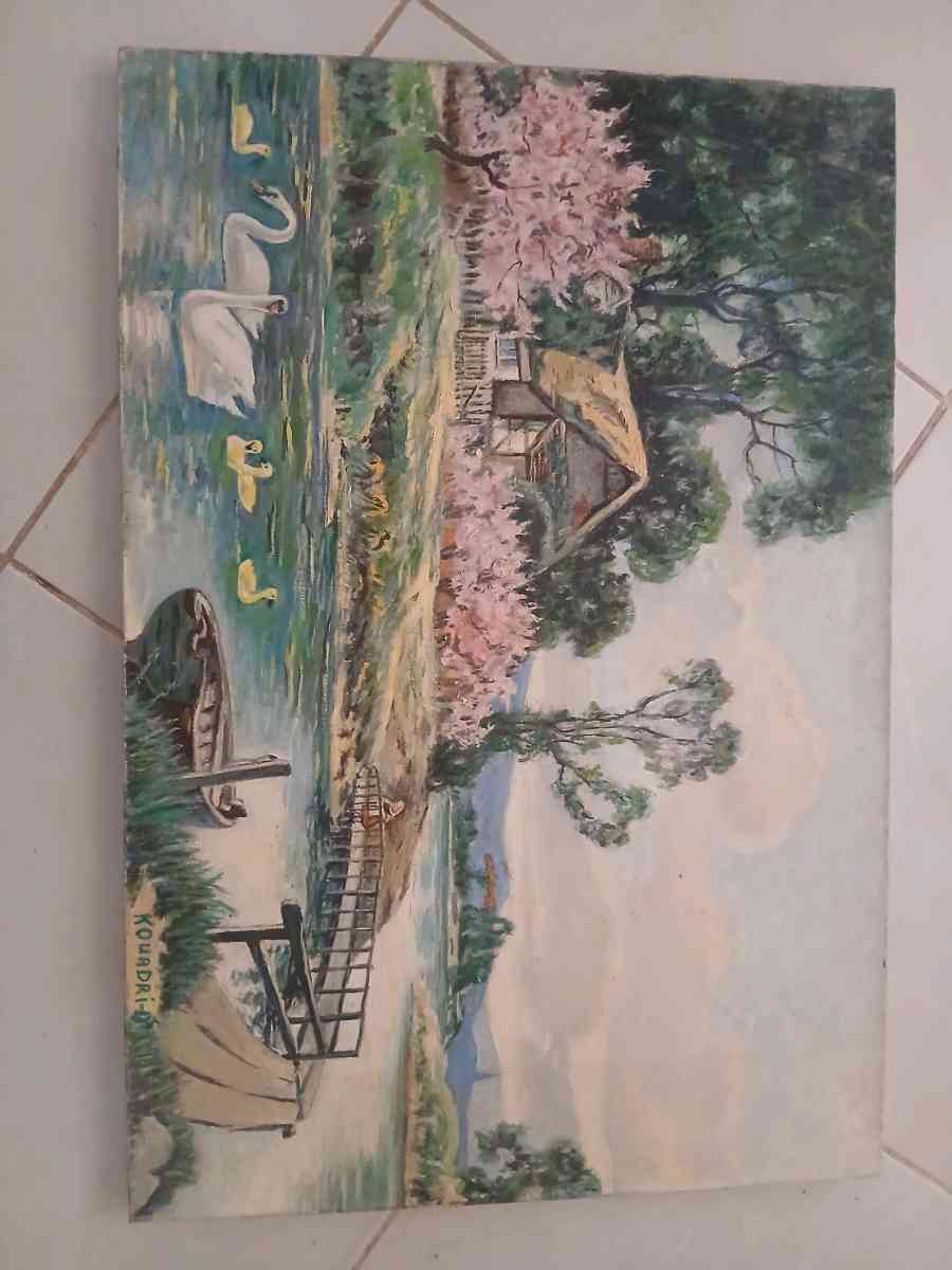 tableau avec vrai peinture de les bozar