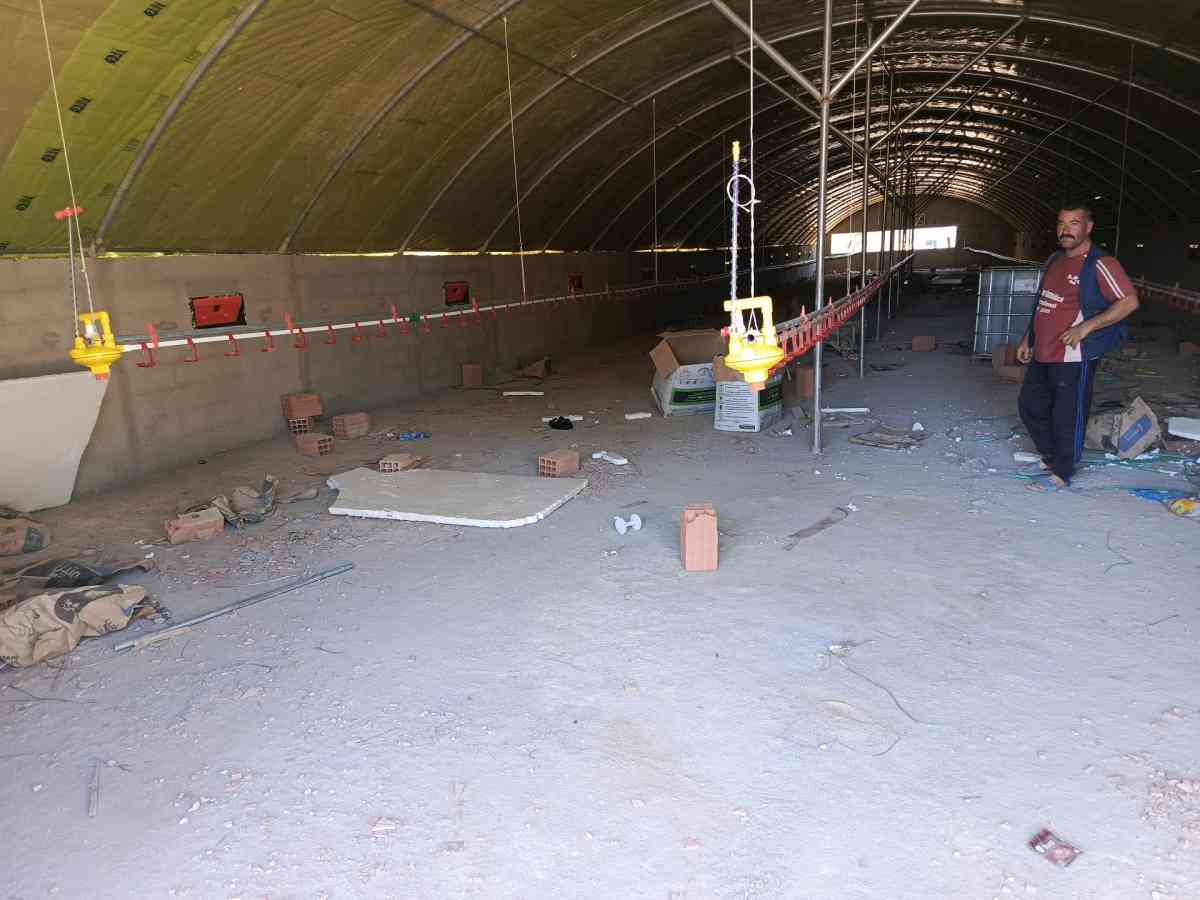 بيع وتركيب البيوت البلاستيكية الخاصة بتربية الدواجن ومعداتها