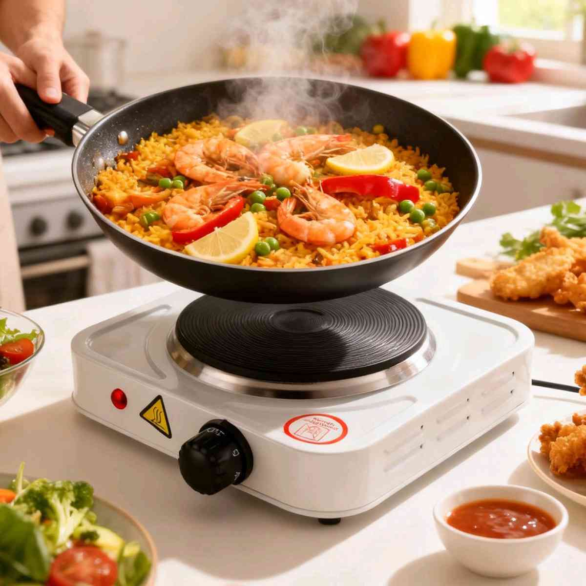 LafaarCuiseur lectrique avec plaque en fonte 1000W