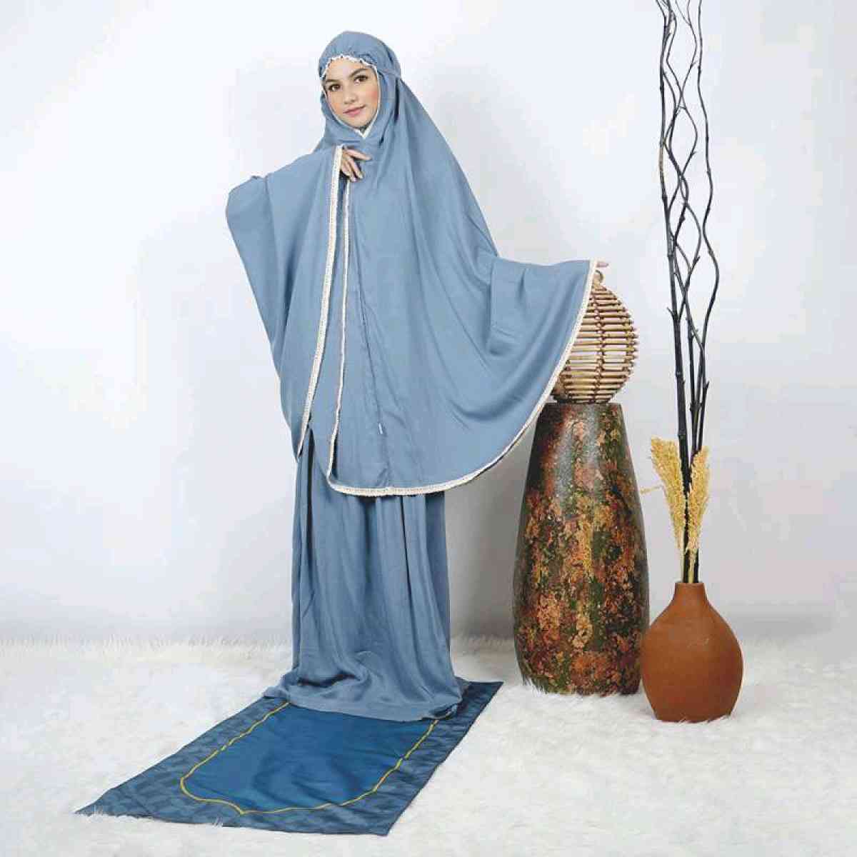 PACK طقم صلاة نسائي مع جهاز تسبيح طقم صلاة نسائي فاخر