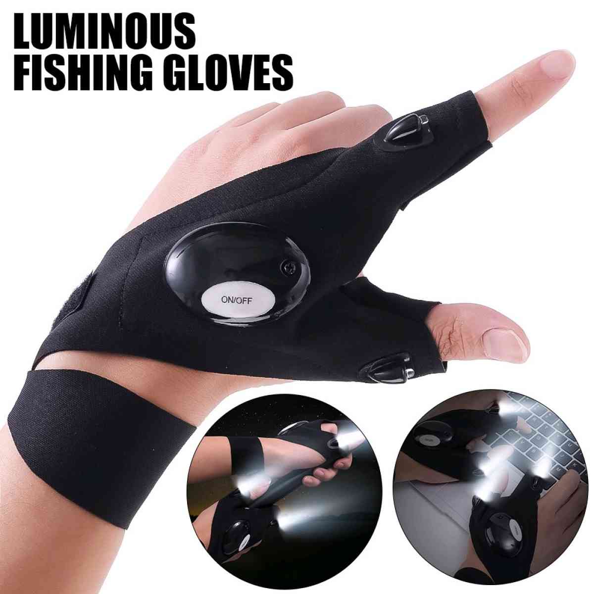 قفاز GloveLite المضيء للعمل العملي