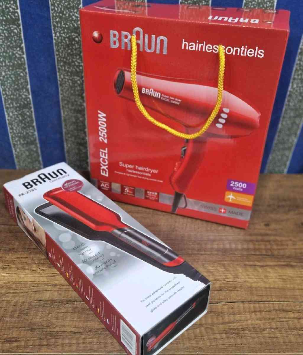 Pack lisseur schoir Braun Rouge