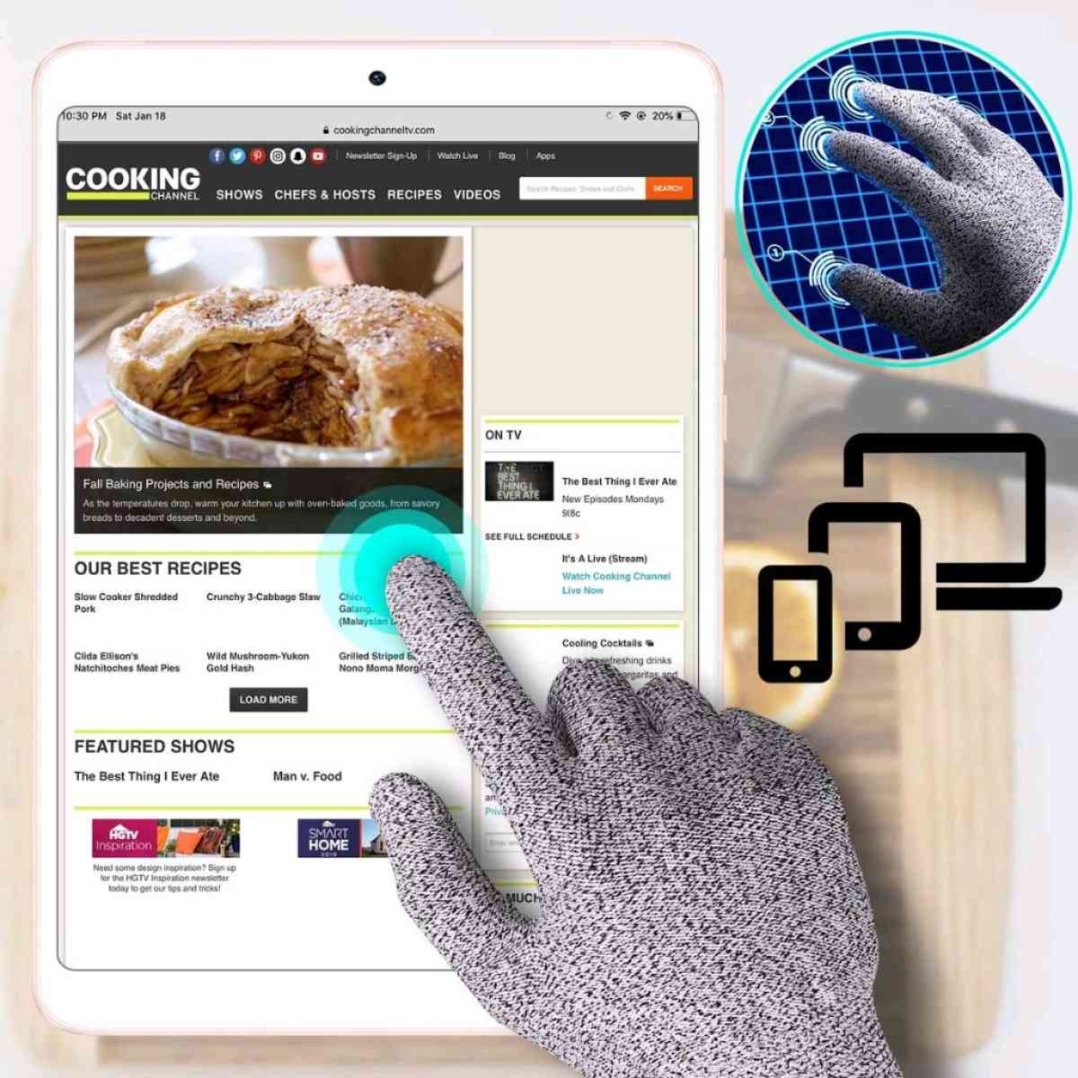 قفازات المقاومة للقطع