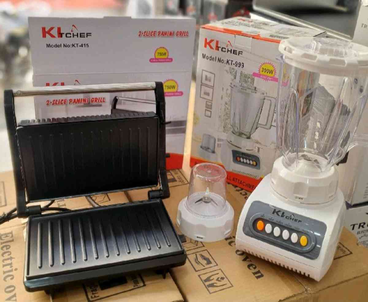 Pack panineuse kitchef  blender 2en1 kitchef