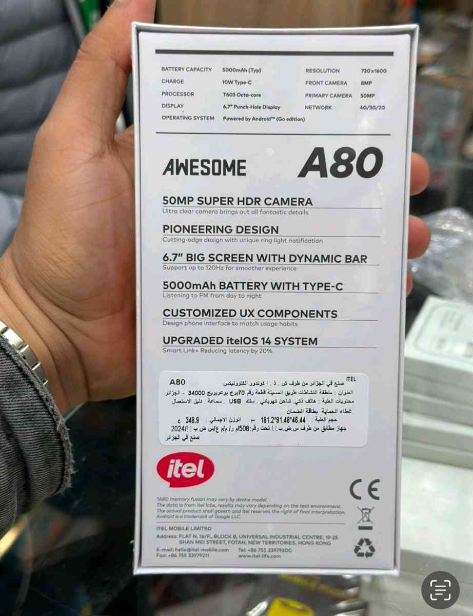 telephon Smartphone itel A80