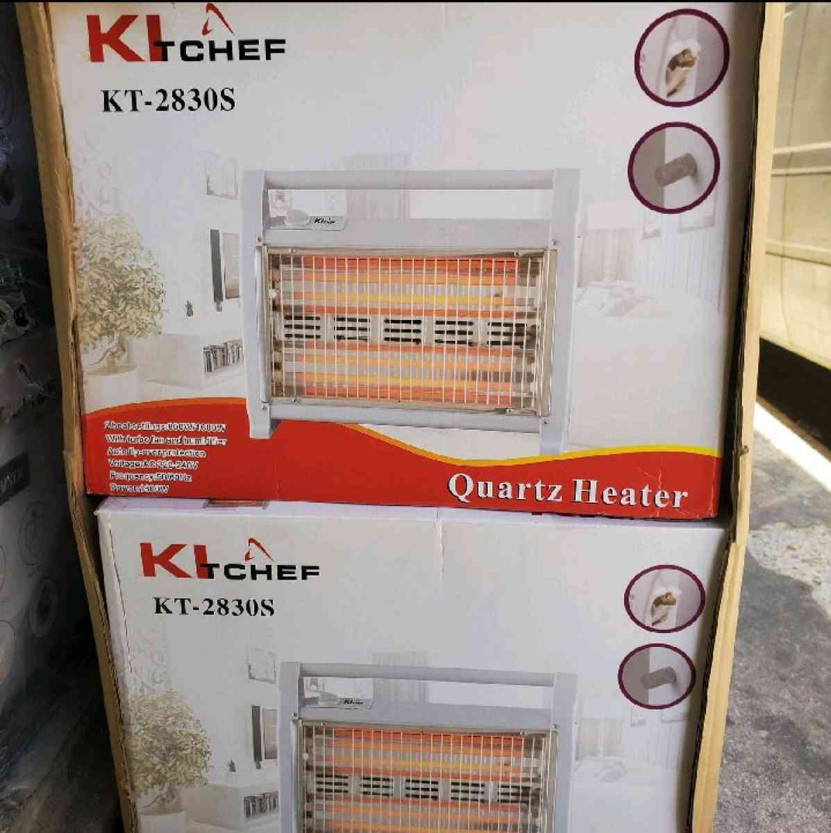 Chauffage faade ventil kitchef 1600W مدفأة مع مروحة